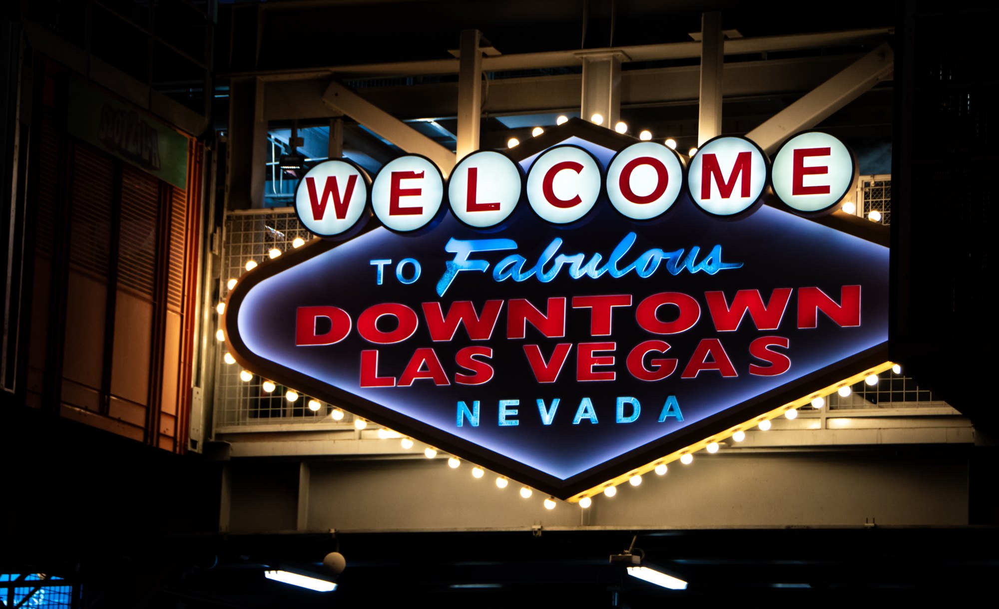 The Welcome to Fabulous Downtown Las Vegas sign